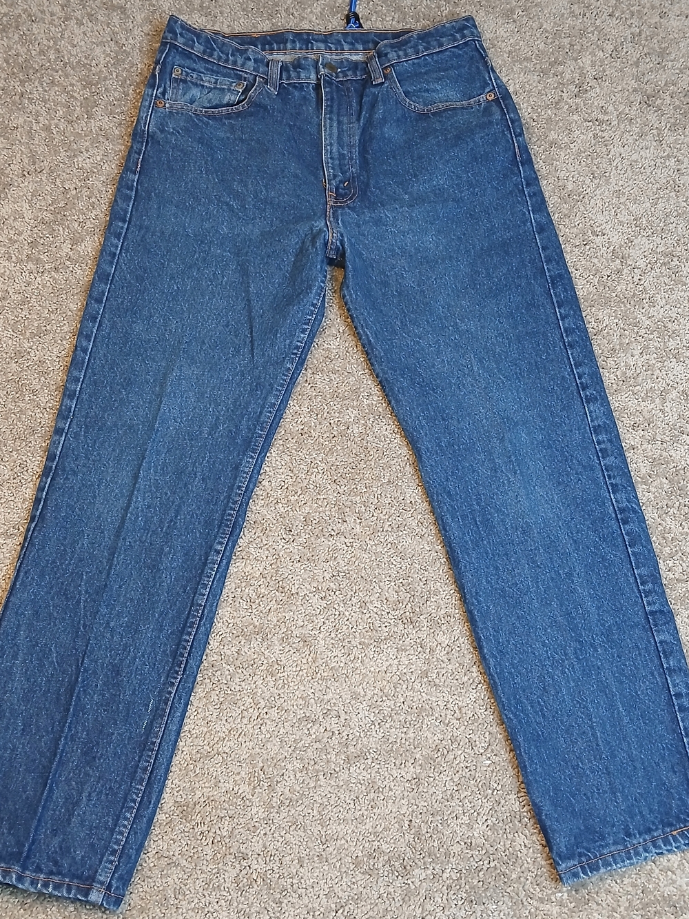 Levis‎ 505 Jeans for Men Blue Medium Wash Jeans 100% Cotton 34x30